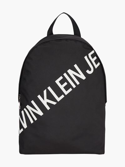 Calvin Klein Táskák & Kiegészítők HU953481 | Calvin Klein Recycled Nylon Round Férfi Hátizsák Fekete
